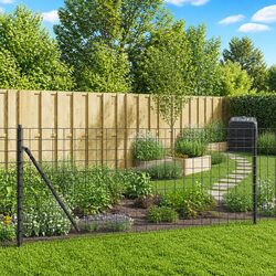 Practical Wire Mesh Fence Panel for Any Home Setup