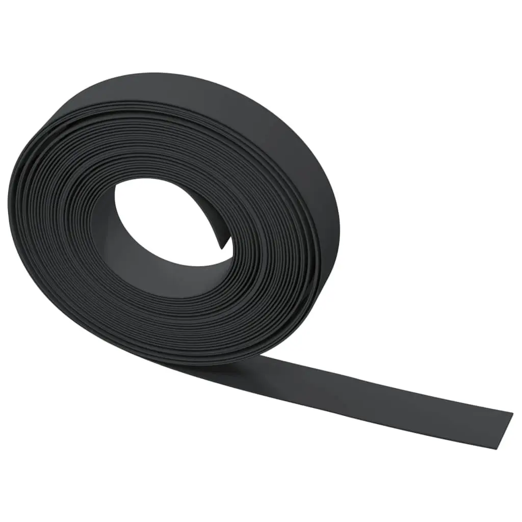 Garden Edging Flexible Polyethylene 10m Black Border for Lawn Flower Bed Path Landscaping