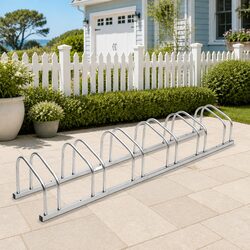 Practical 6-Bike Rack for Home and Business Use