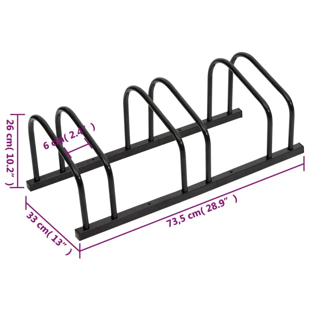 Bike Rack for 3 Bicycles at Home