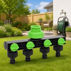 Practical 4-Way Tap Adaptor for Everyday Gardening