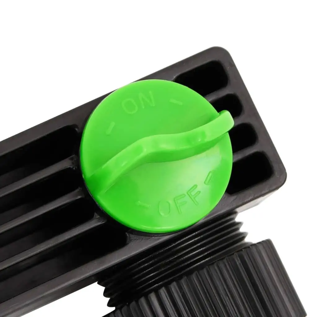 4-Way Tap Adaptor Water Irrigation Connector ABS Green