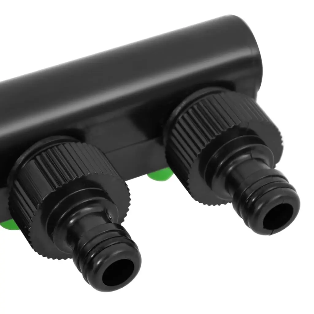 4-Way Tap Adaptor Water Irrigation Connector ABS Green
