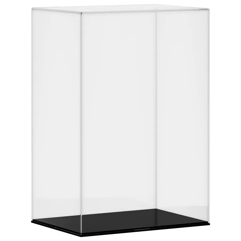 Acrylic Display Box Transparent Dustproof 17 x 12 x 25 cm