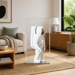 Practical Acrylic Display Box for Home Use 20x20x38 cm