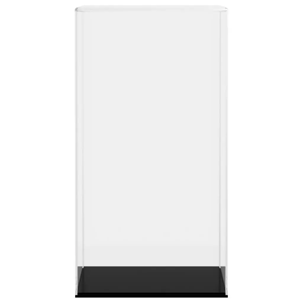 Acrylic Display Box Dustproof 20x20x38 cm Transparent