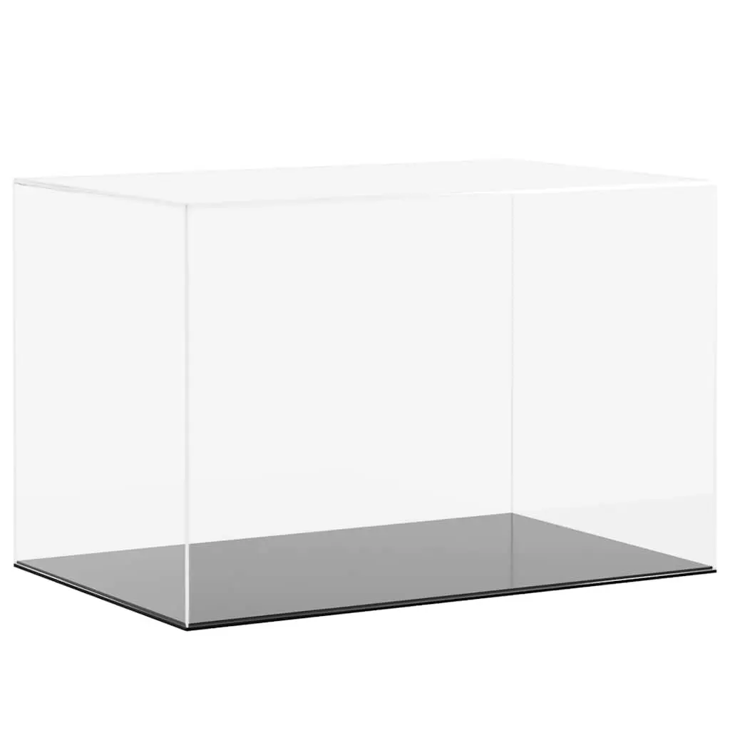 Acrylic Display Case Dustproof Transparent 56x36x37cm Showcase for Collectibles Toys and Decorative Items