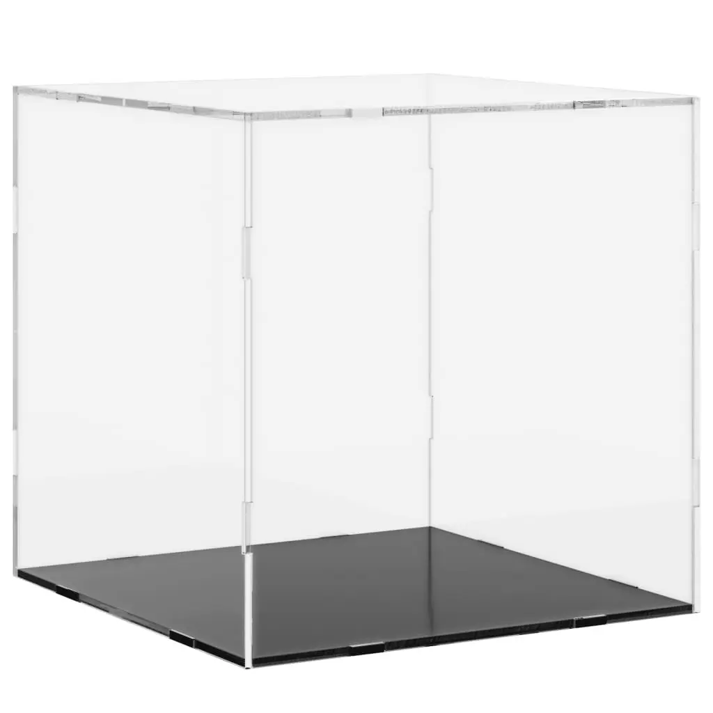 Acrylic Display Box Transparent 30x30x30cm Dustproof for Collectibles Toys Models Handicrafts Souvenirs