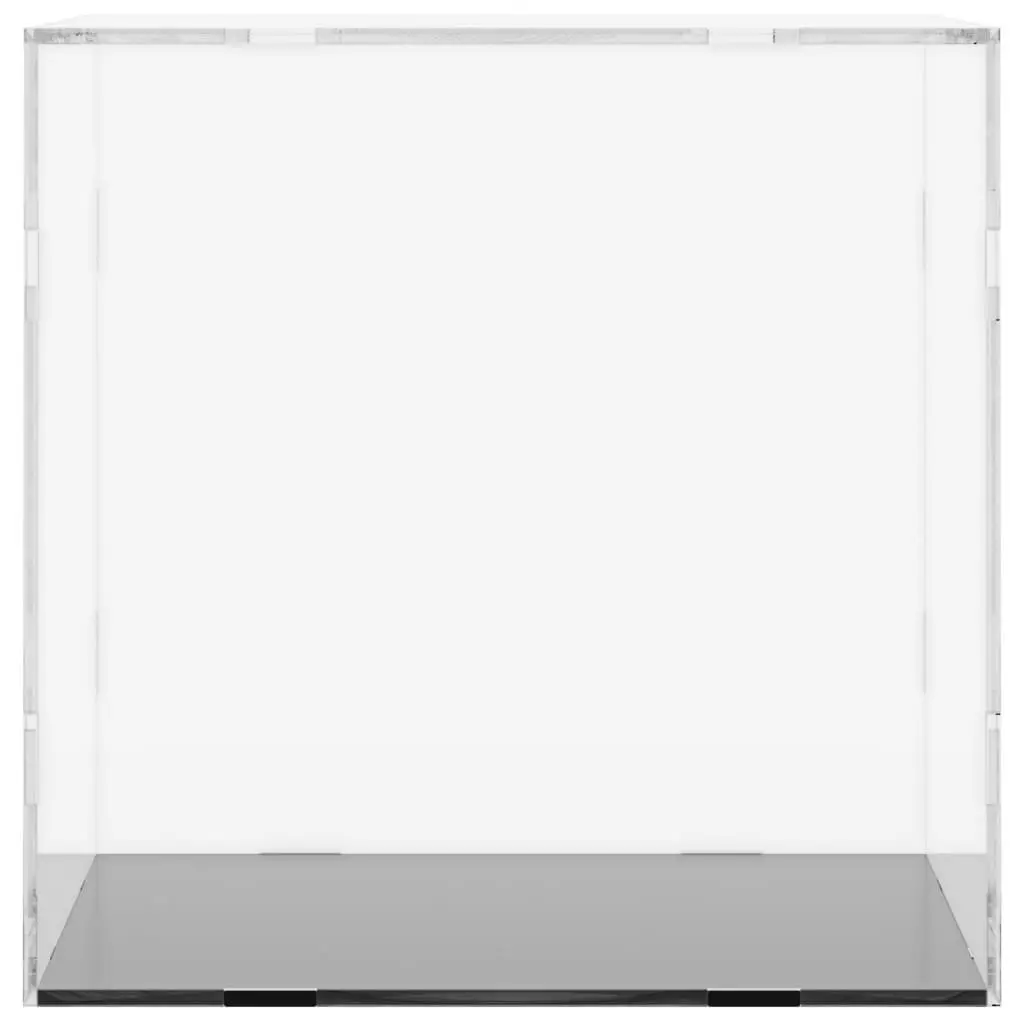 Acrylic Display Box Transparent 30x30x30cm Dustproof for Collectibles Toys Models Handicrafts Souvenirs