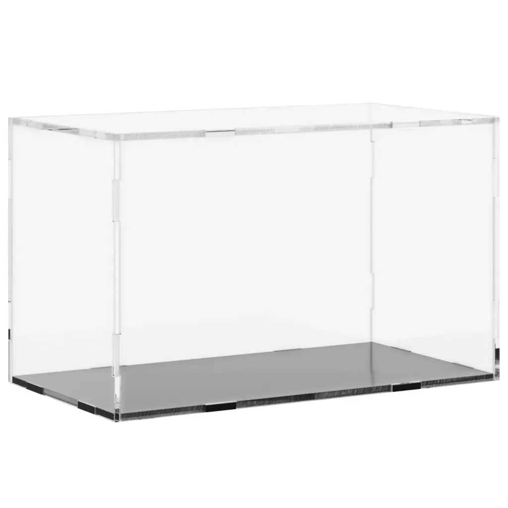 Acrylic Display Box Transparent 31 x 17 x 19 cm Dustproof Case for Collectibles Toys Models
