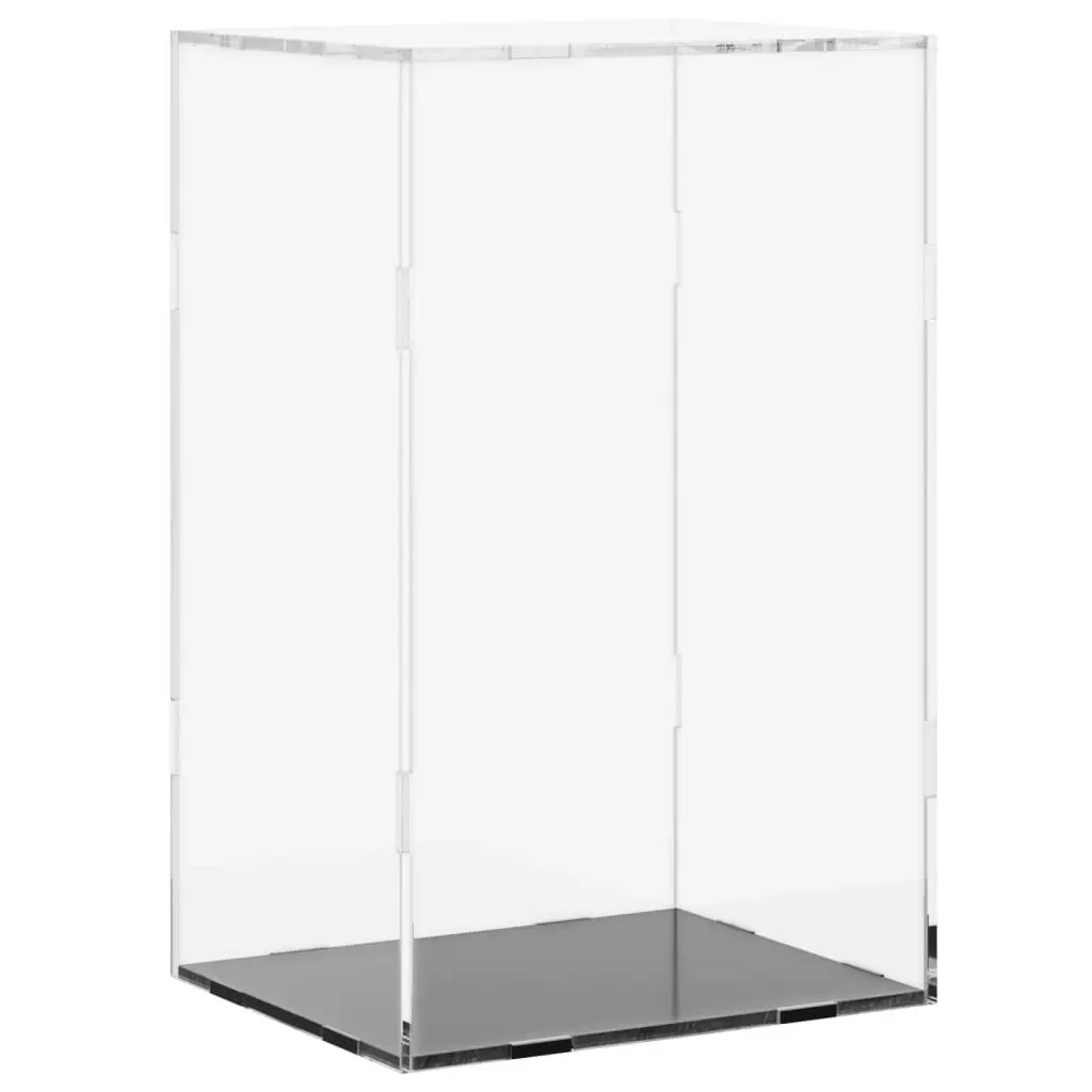 Acrylic Display Box Transparent 22 x 18 x 35 cm Dustproof Protection Case