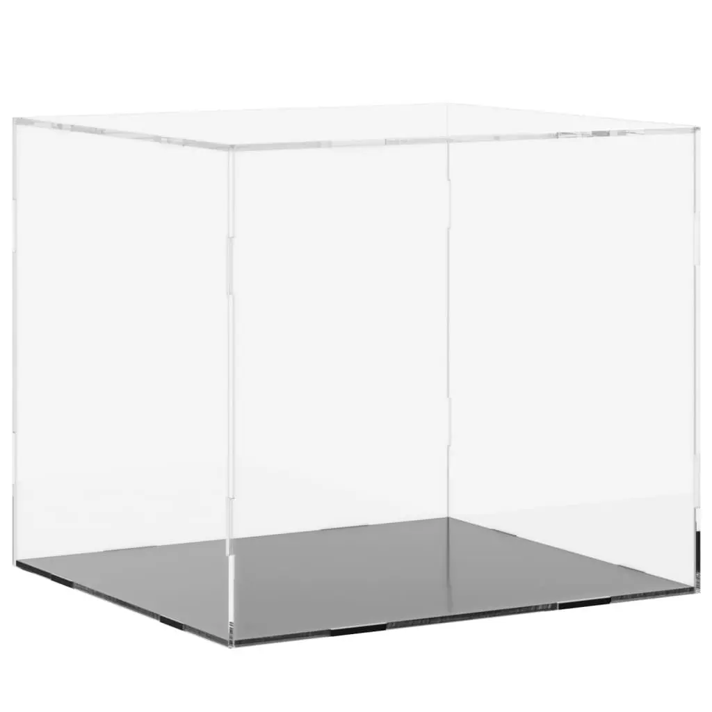Transparent Acrylic Display Case Dustproof 40x36x35cm Showcase for Collectibles