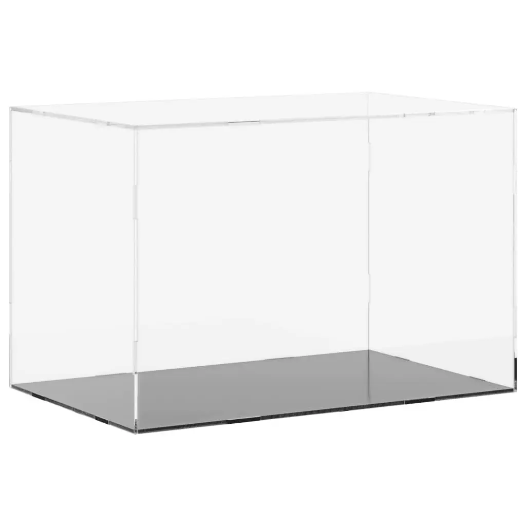Transparent Acrylic Showcase Case Dustproof for Collectibles 56x36x37cm