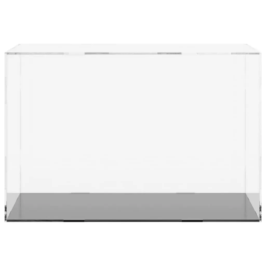 Transparent Acrylic Showcase Case Dustproof for Collectibles 56x36x37cm