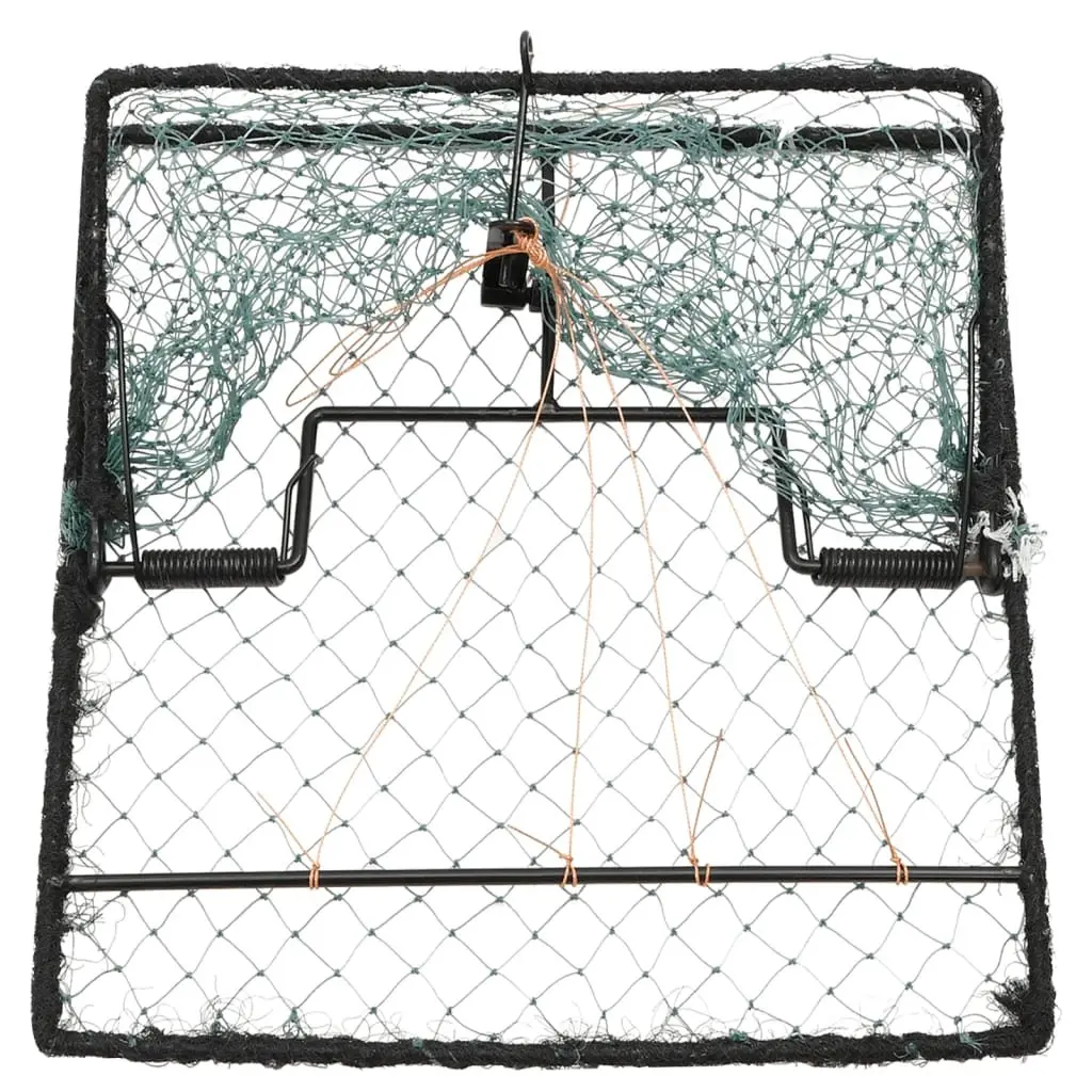 Bird Trap Steel Frame 34x32cm Foldable Polyethylene Mesh for Outdoor Garden Pest Control