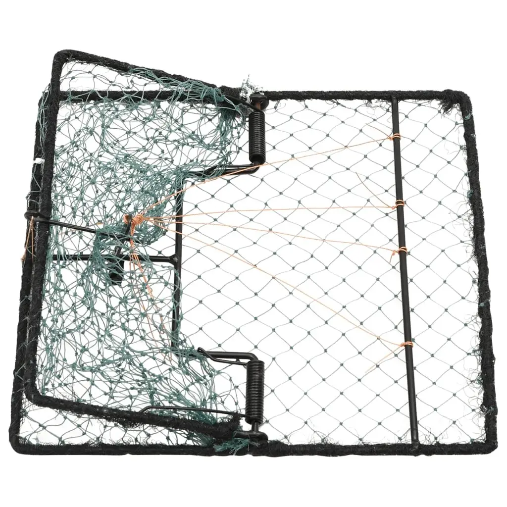 Bird Trap Steel Frame 34x32cm Foldable Polyethylene Mesh for Outdoor Garden Pest Control