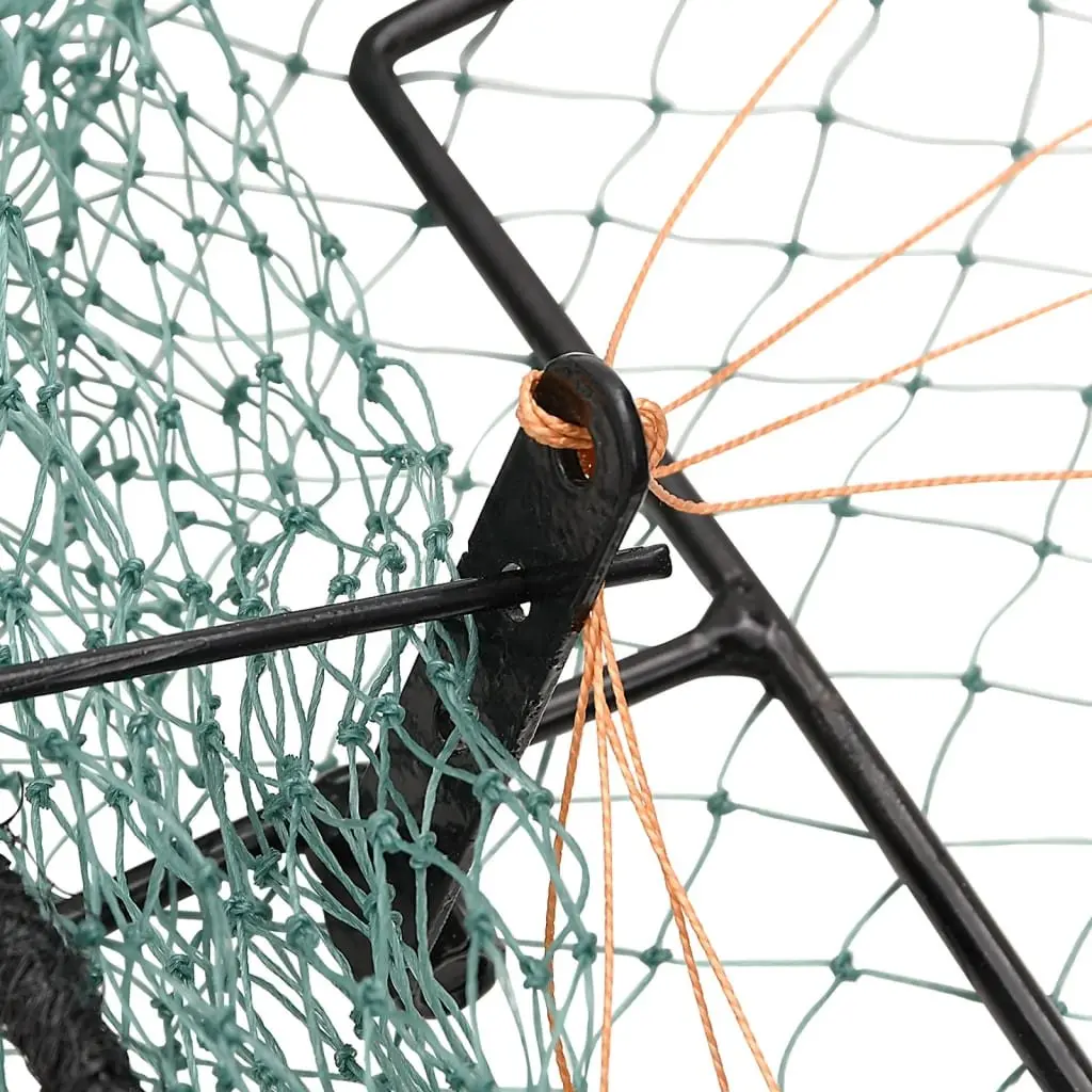 Bird Trap Steel Frame 34x32cm Foldable Polyethylene Mesh for Outdoor Garden Pest Control