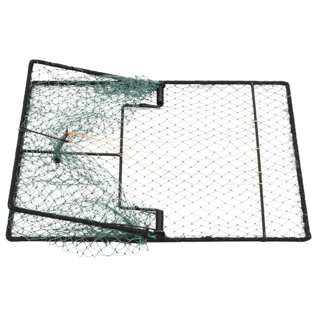 Bird Trap Reusable Humane Catching Net Cold Drawn Steel 50x40 cm Polyethylene Mesh