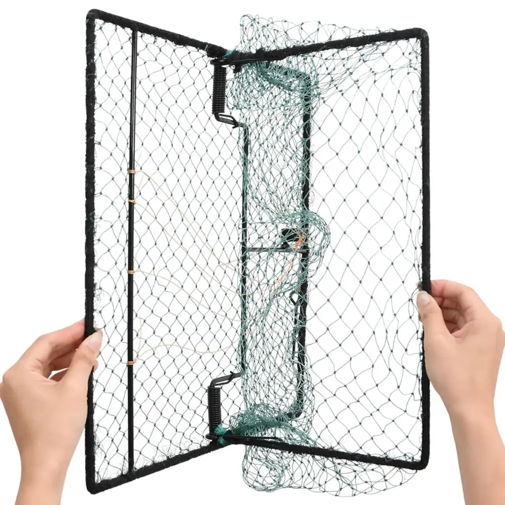 Bird Trap Reusable Humane Catching Net Cold Drawn Steel 50x40 cm Polyethylene Mesh