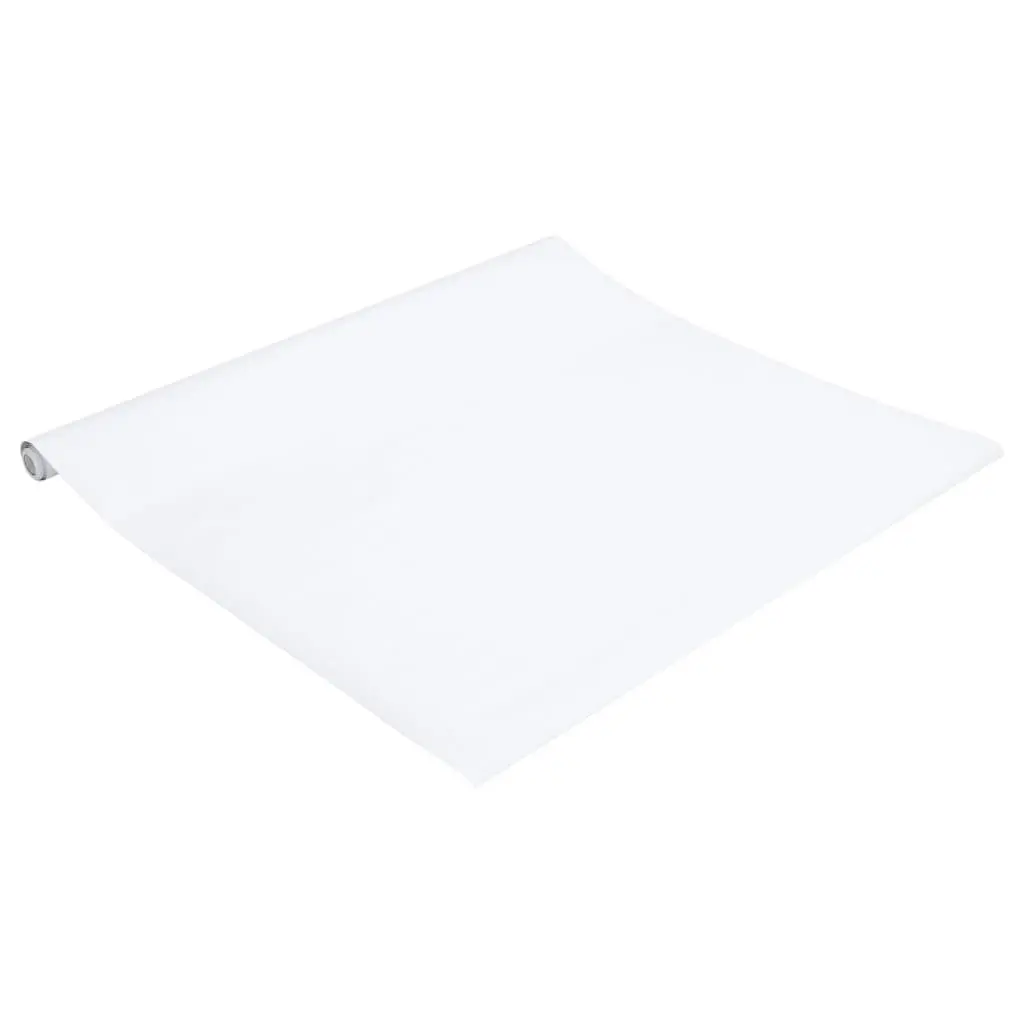 Self-Adhesive Matte White Furniture Sticker PVC Film 90x500cm
