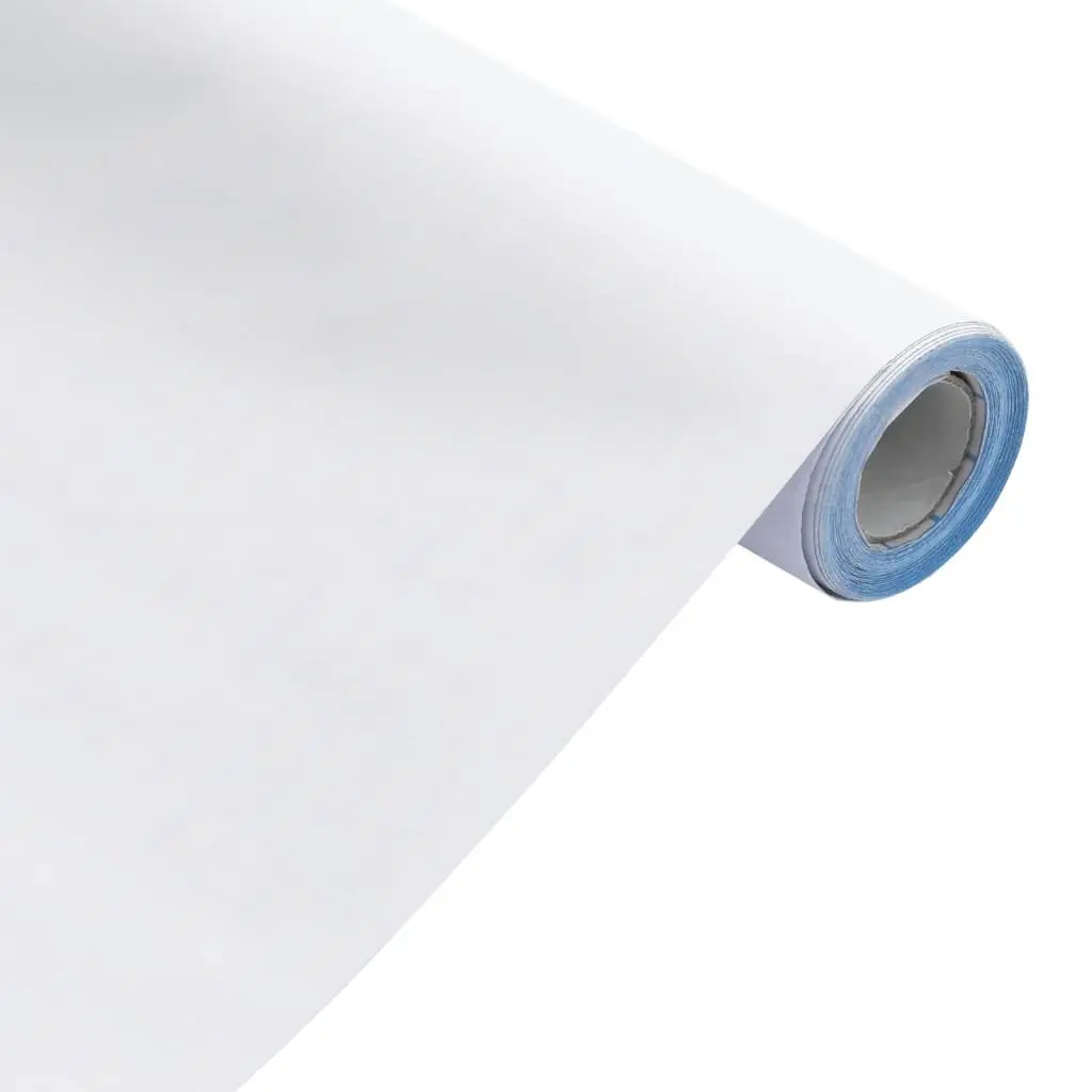 Self-Adhesive Matte White Furniture Sticker PVC Film 90x500cm