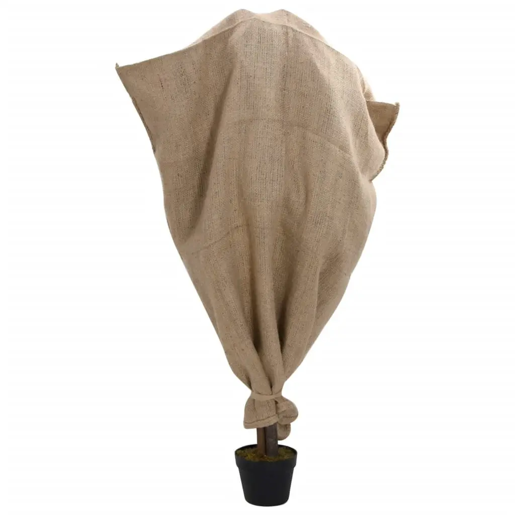 Jute Sacks Natural 100x110 cm Brown 10 Pieces Storage Bags Burlap Hessian Garden Multipurpose