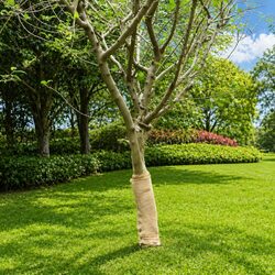 Jute Roll 0.5x5 m Natural Burlap Runner Craft Decor Wedding Party Home Garden