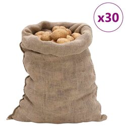 Practical 30 Jute Sacks for Everyday Uses - 60x105 cm