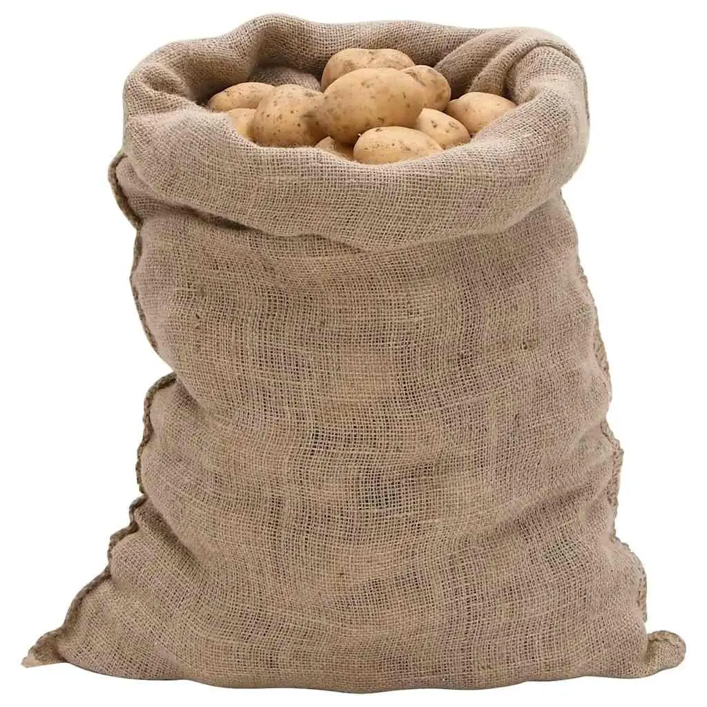 Jute Sacks Natural Burlap 60x105 cm Brown 30 Pieces