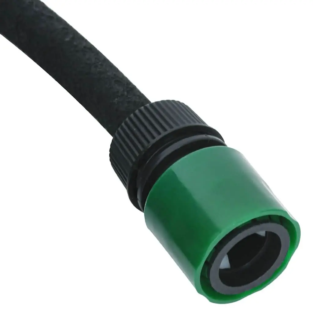 Garden Soaker Hose Drip Irrigation 10m Flexible Black Hose