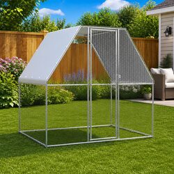 Practical Chicken Cage 2x2x2m for Your Backyard