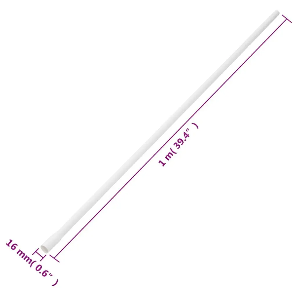 Cable Management Trunking PVC White 30m Ø16mm Organiser for Home and Office