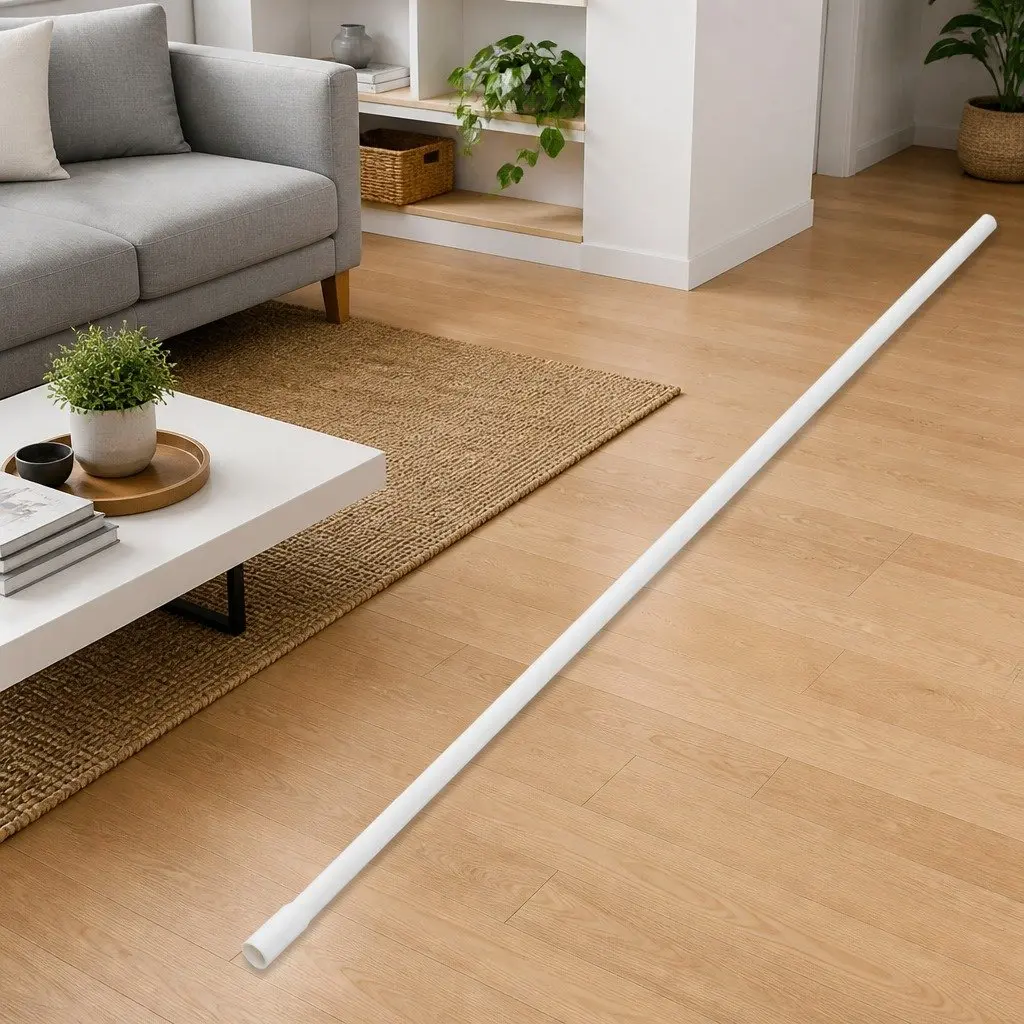Cable Trunking PVC 16mm White 10m Wall Floor Organiser Concealer