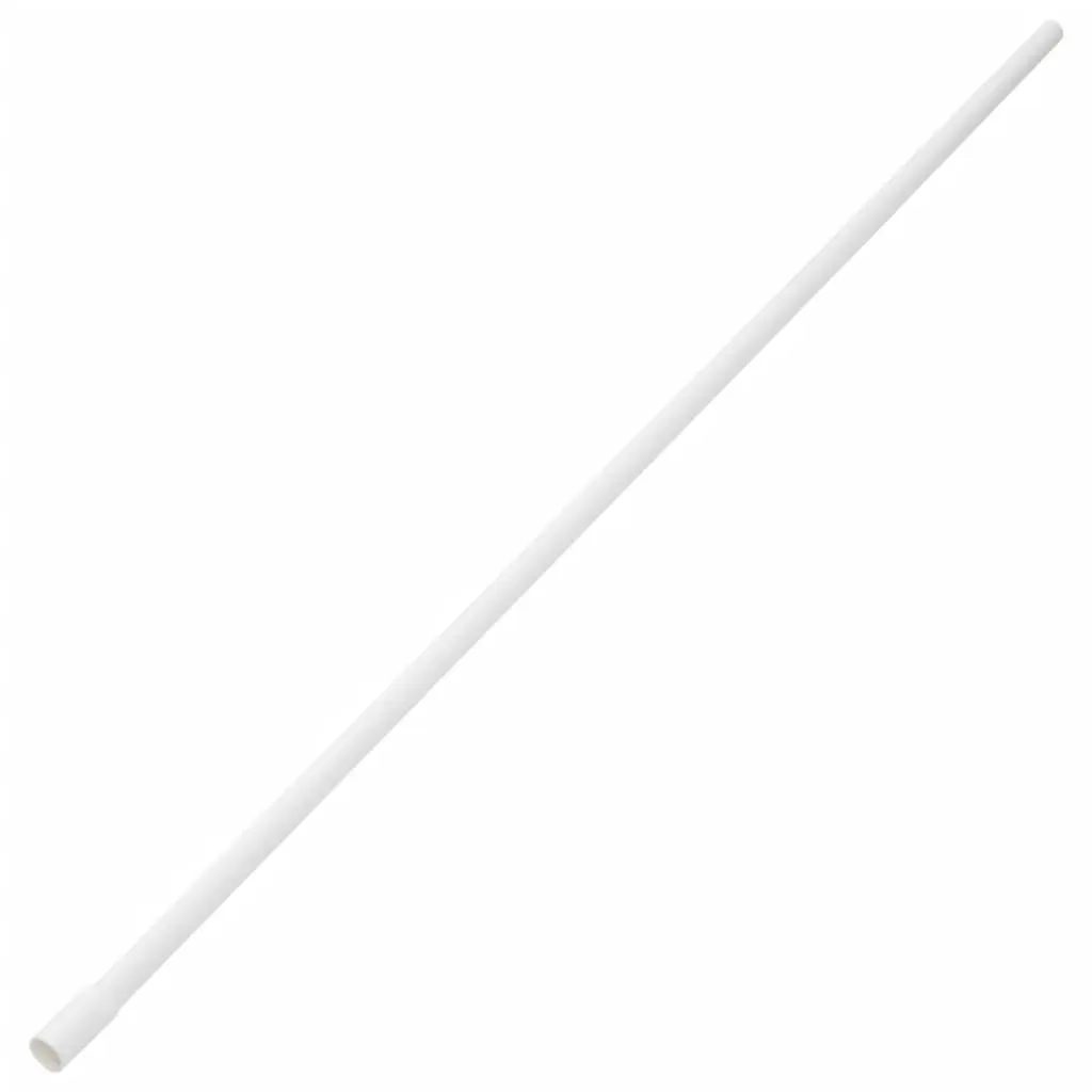 Cable Trunking PVC 30m Ø16mm White Wire Cover Channel Clips