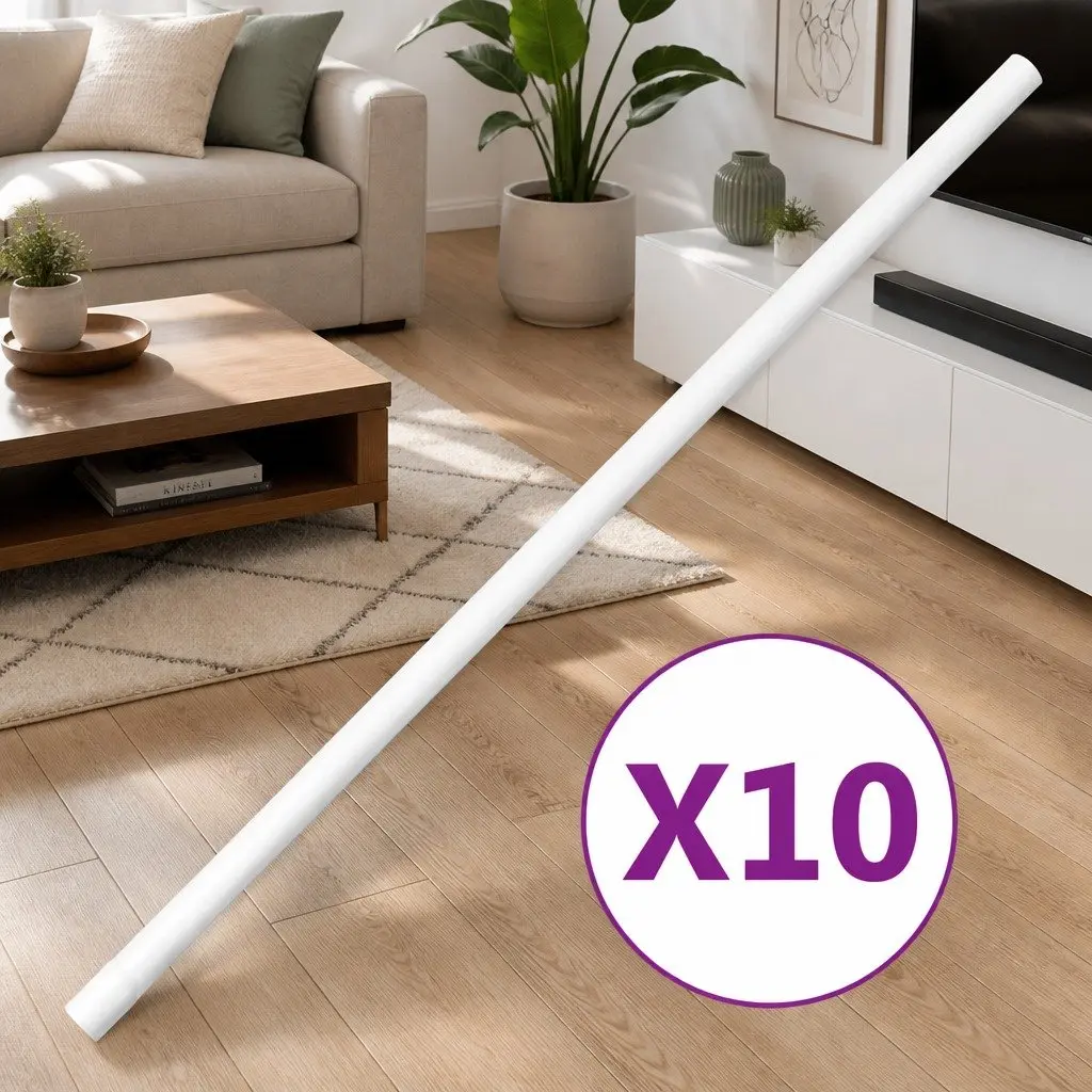 PVC Cable Trunking 25mm 10m White Wire Concealer Organiser Management Cover