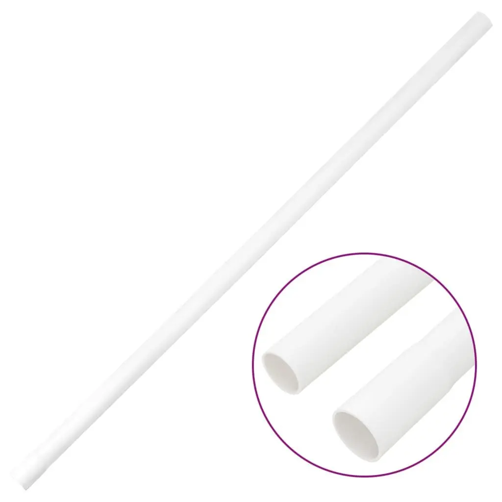 Cable Trunking PVC 25mm White 30m Cord Cover Clips