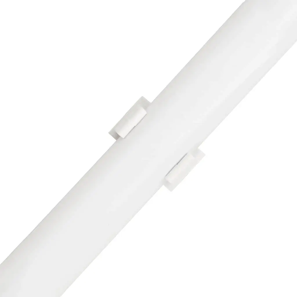 PVC Cable Trunking 30mm White 10m for Wall and Floor with Clips for Organizing Cords