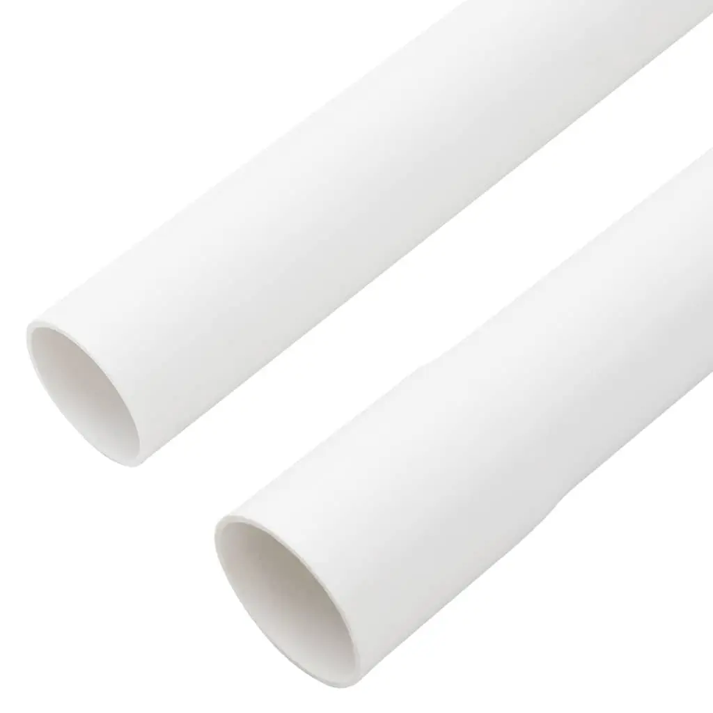 Cable Trunking PVC 30mm Diameter 30m White Cord Cover Organizer