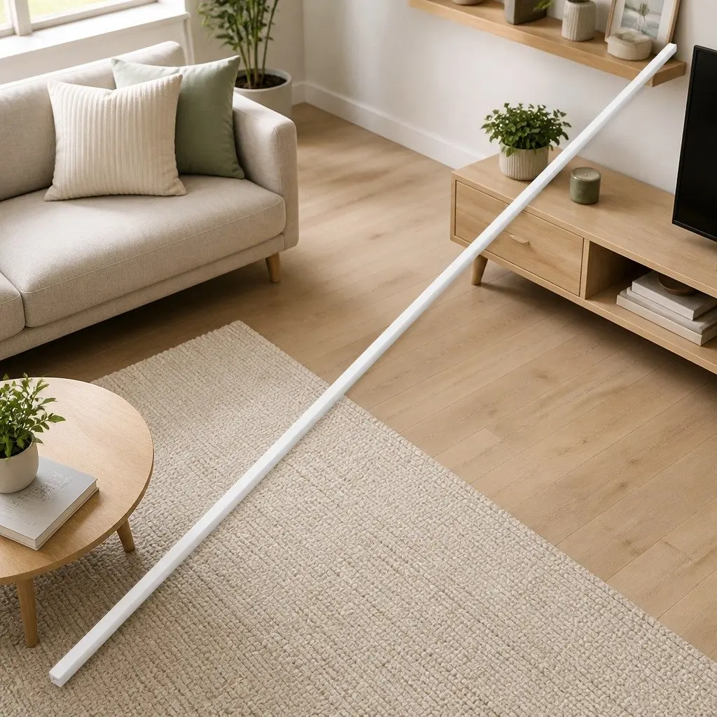 Cable Covering PVC Trunking 10m White 30x20mm Discreet Wall Floor Mounting System for Cable Management