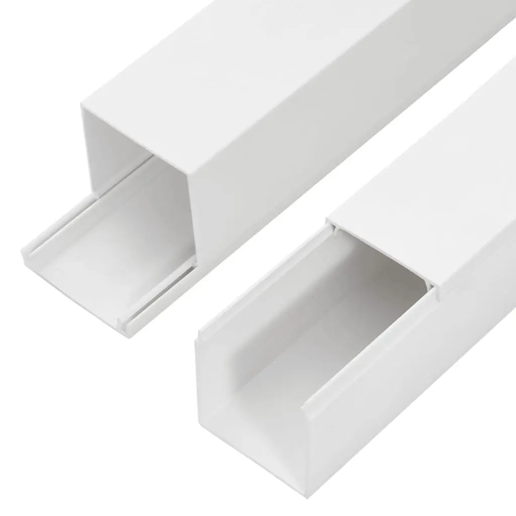 Cable Trunking PVC White 60x40mm 10m Organizer Management System