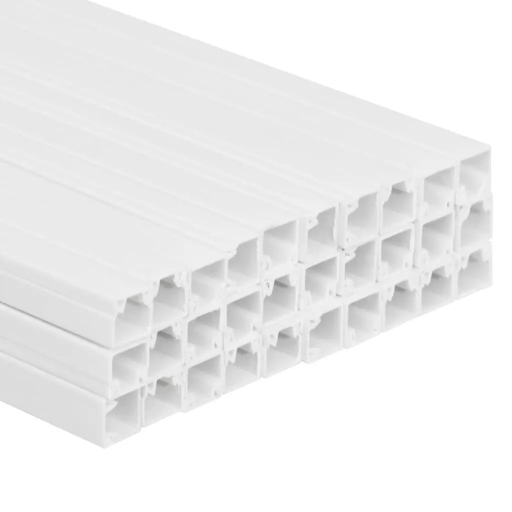 Cable Trunking PVC 25x16mm 30m White Cord Cover Organiser