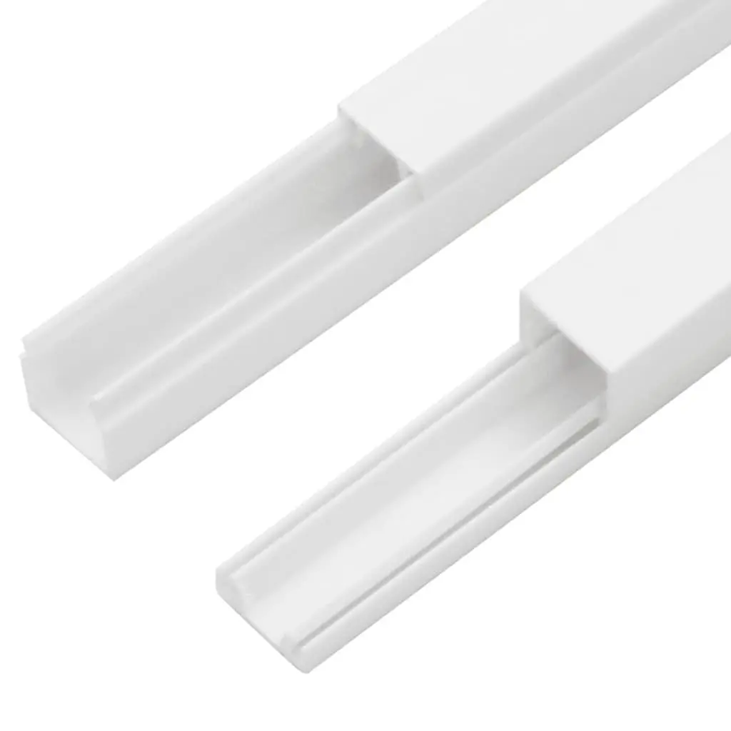 Cable Trunking PVC 25x16mm 30m White Cord Cover Organiser