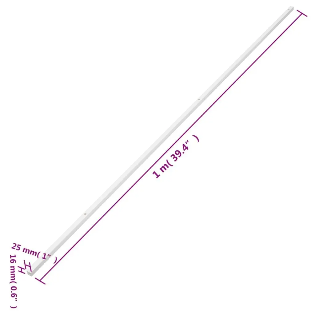 Cable Trunking PVC 25x16mm 30m White Cord Cover Organiser