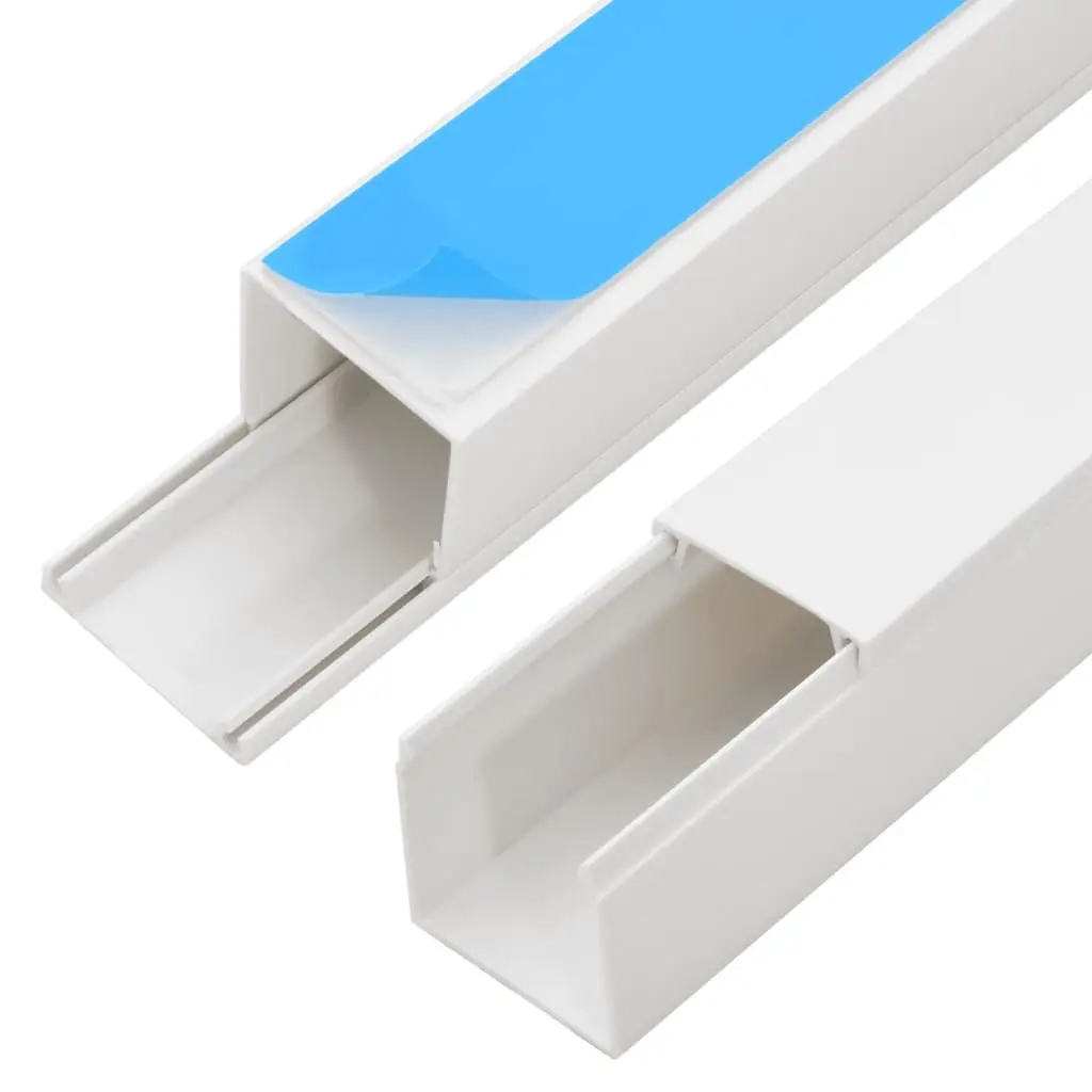 Cable Trunking Self-Adhesive PVC 25x16mm White 10m