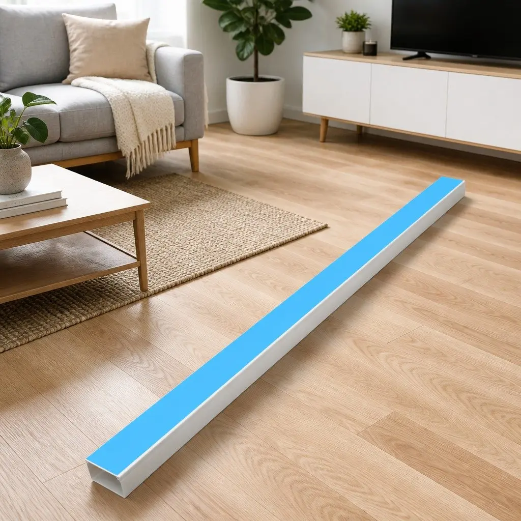 Cable Trunking Self-Adhesive PVC 60x40 mm White 10 m