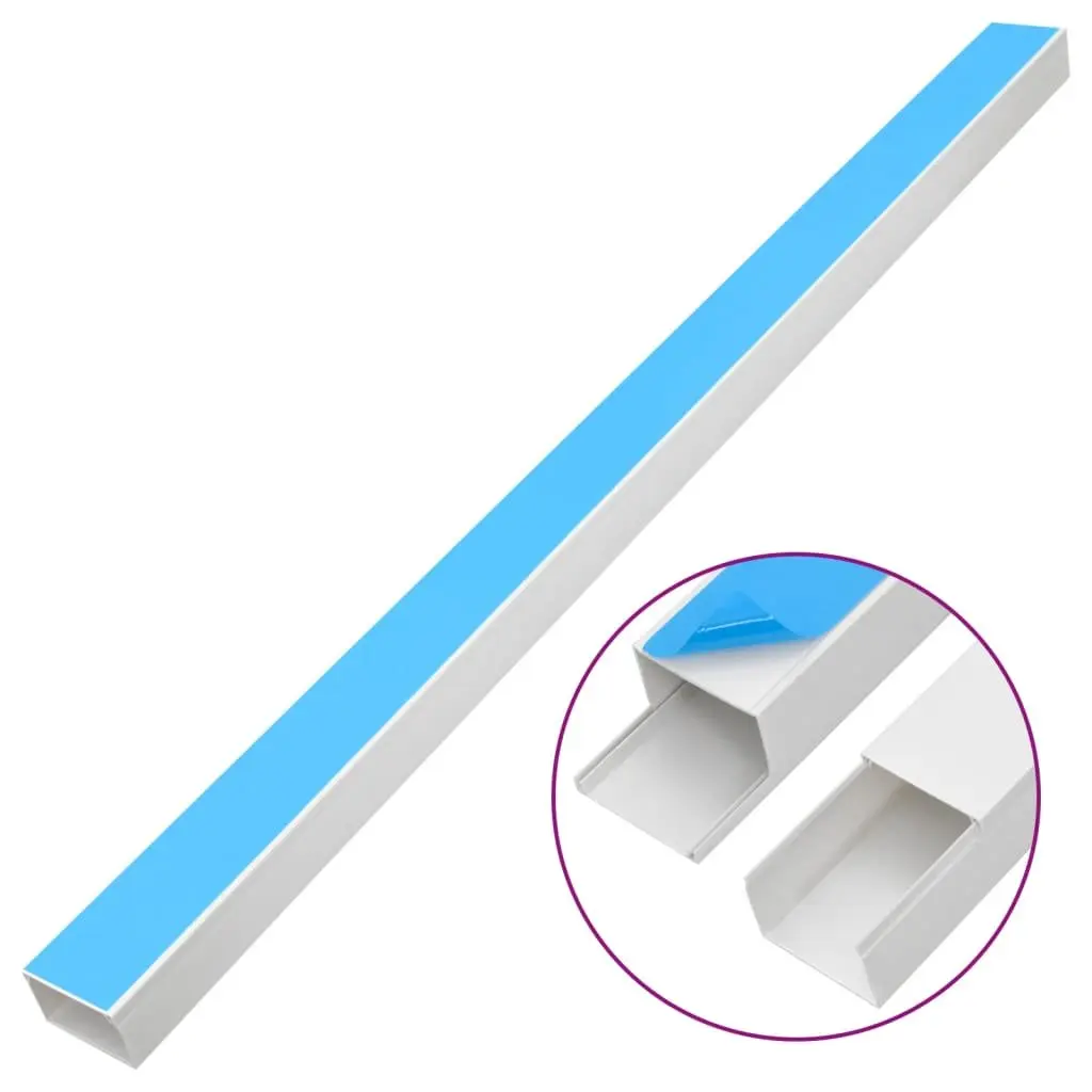 Cable Trunking Self-Adhesive PVC 60x40 mm White 10 m