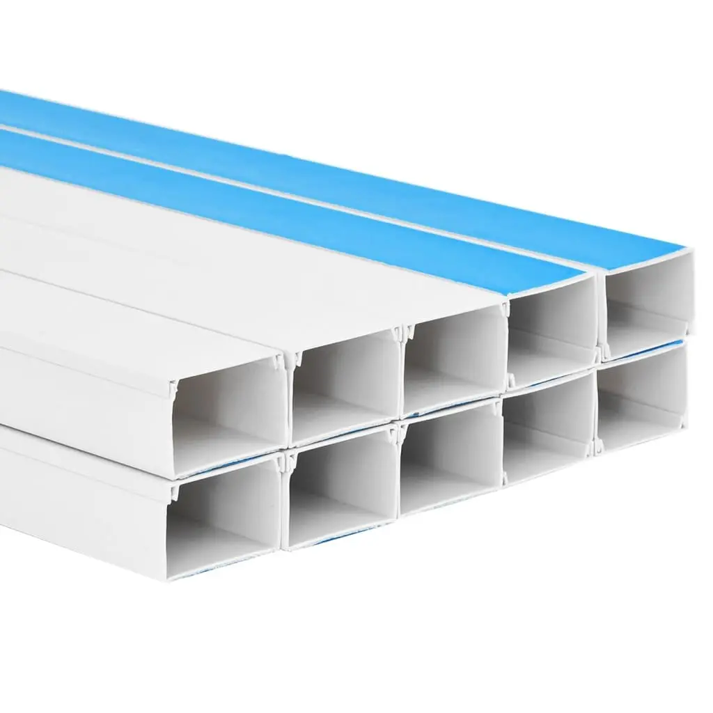Cable Trunking Self-Adhesive PVC 60x40 mm White 10 m