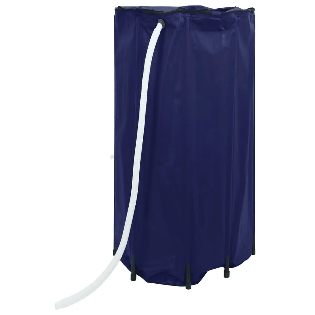 Water Tank Collapsible PVC 380L Blue Rainwater Storage