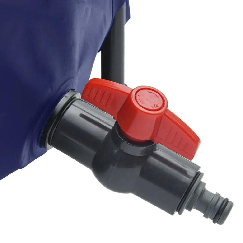 Water Tank Collapsible PVC 380L Blue Rainwater Storage
