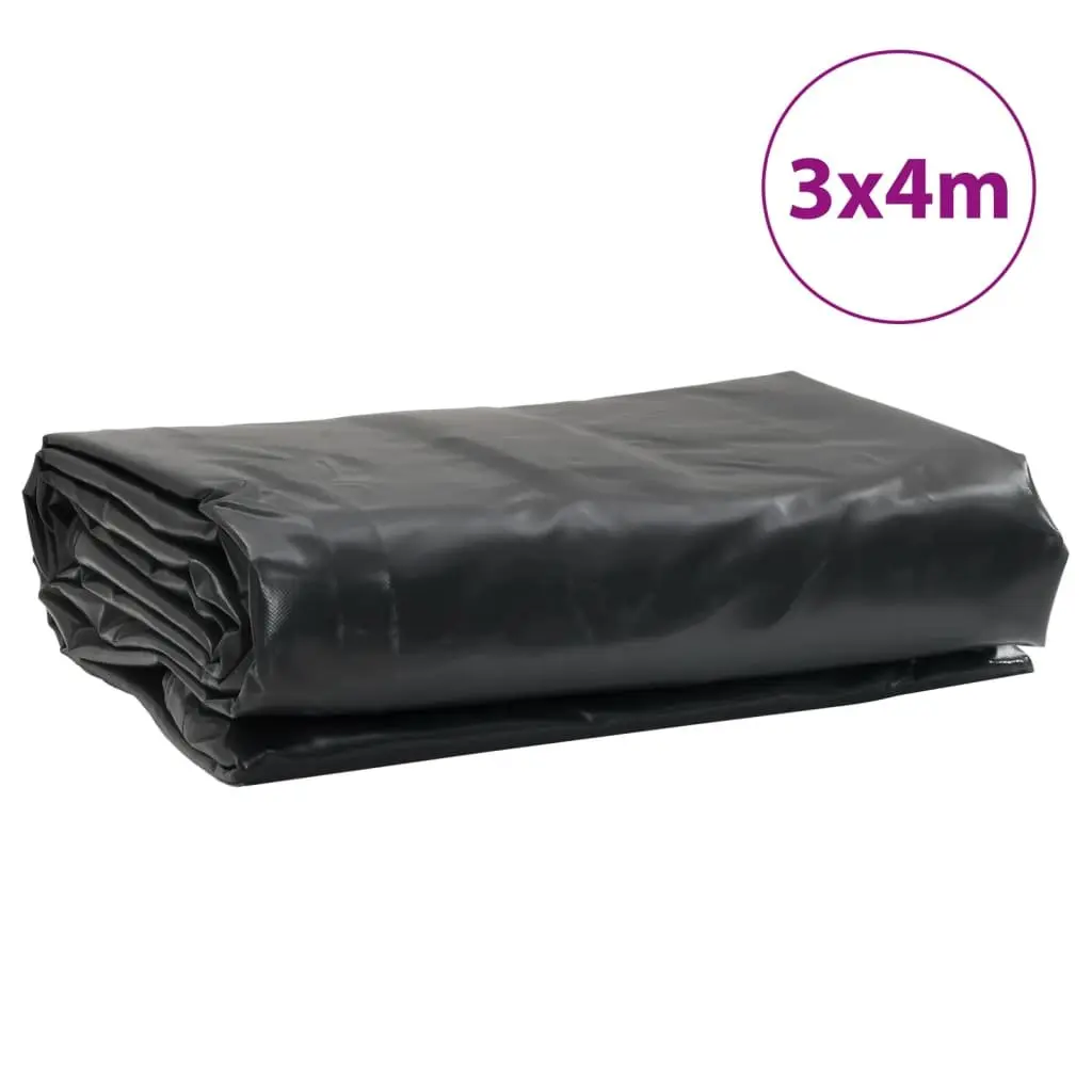 Tarpaulin Heavy Duty Water Resistant Anthracite Cover 3x4 m for Outdoor Furniture Protection